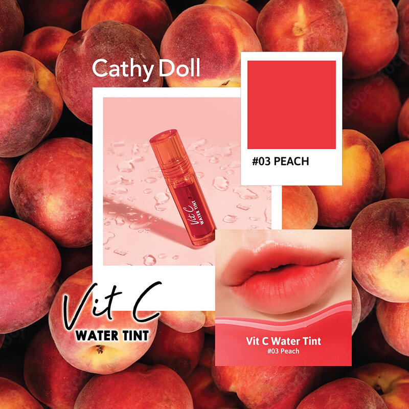 Cathy Doll Vit C Water Tint 2.7g #03 Peach