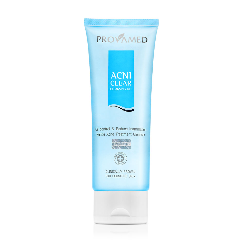 Provamed Acniclear Cleansing Gel 120ml. ( สินค้าหมดอายุ : 2025.07.15 ) 