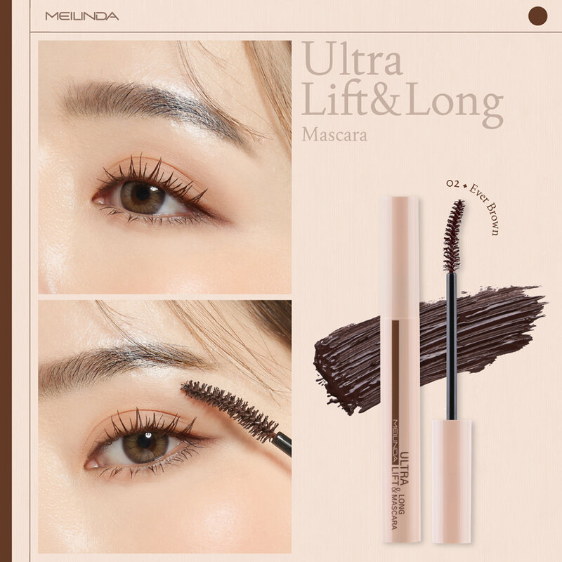 Mei Linda Ultra Lift And Long Mascara 10ml #02 - Ever Brown