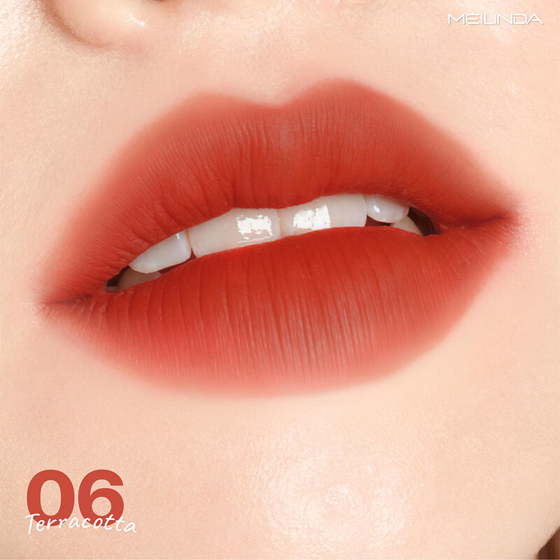 Mei Linda Airy Rouge Matte Tint #06 Terracotta ( สินค้าหมดอายุ : 2026.01.01 ) 