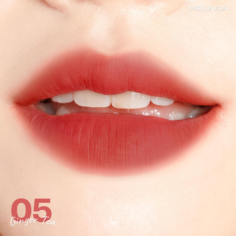 Mei Linda Airy Rouge Matte Tint #05 Ginger Tea ( สินค้าหมดอายุ : 2025.09.01 ) 