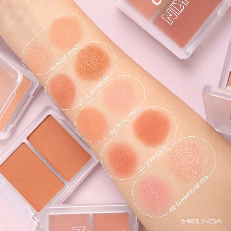 Mei Linda Skin Blush Duo #02 Glow Naked