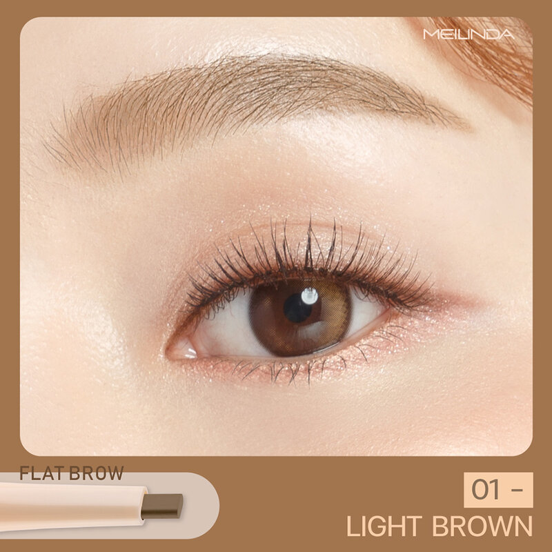 Mei Linda Flat Brow Pencil #01 Light Brown