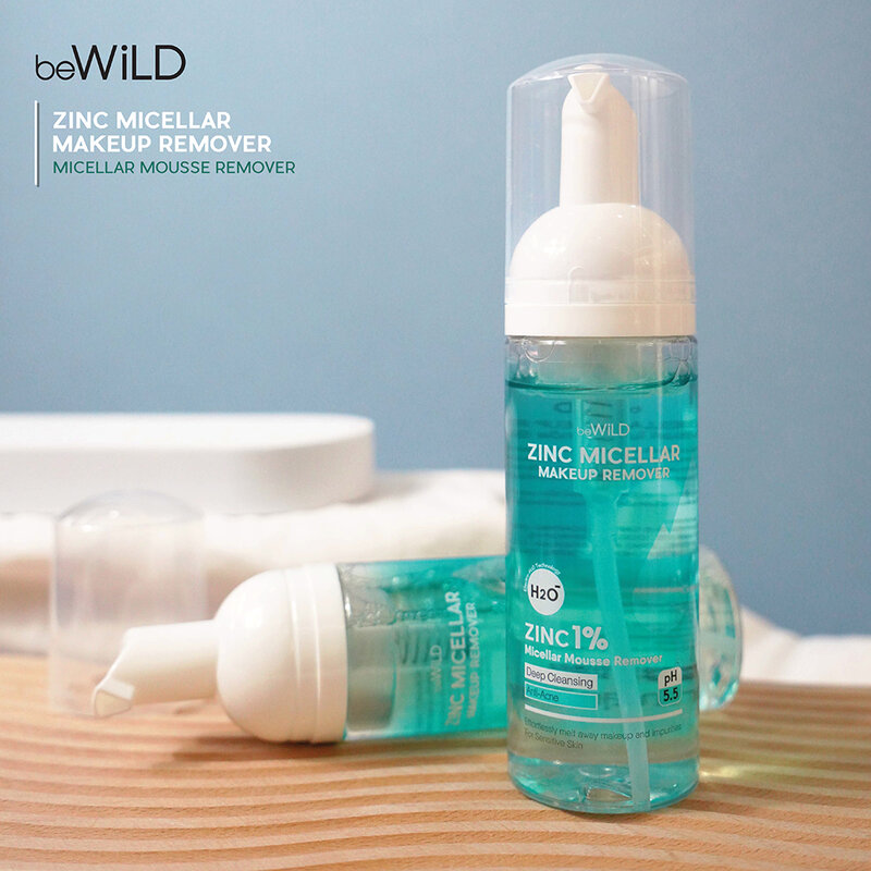 beWiLD Zinc Micellar Makeup Remover 160ml