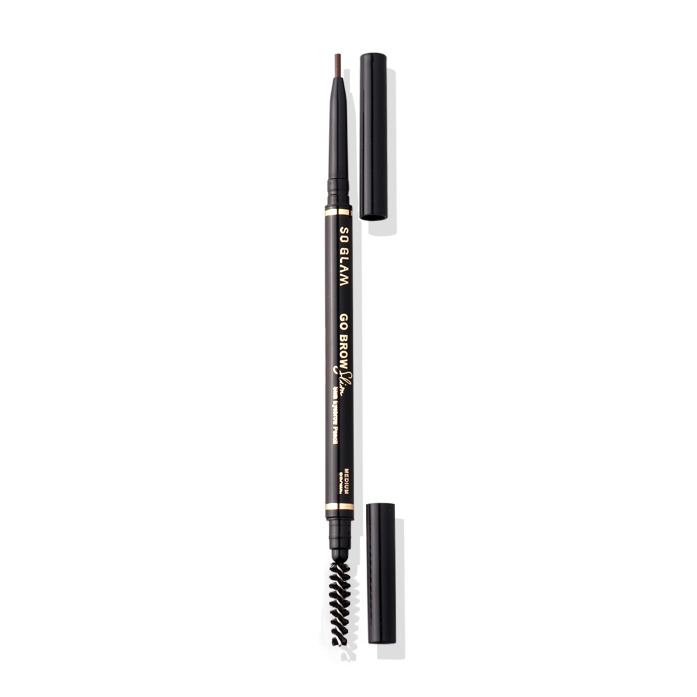 So Glam Go Brow Slim Slim Eyebrow Pencil 1.5g #03 Medium Brown