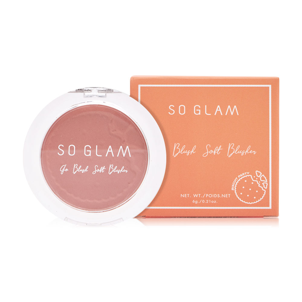 So Glam Go Blush Soft Blusher Biscuit Collection 6g #06 Vanilla Shortbread