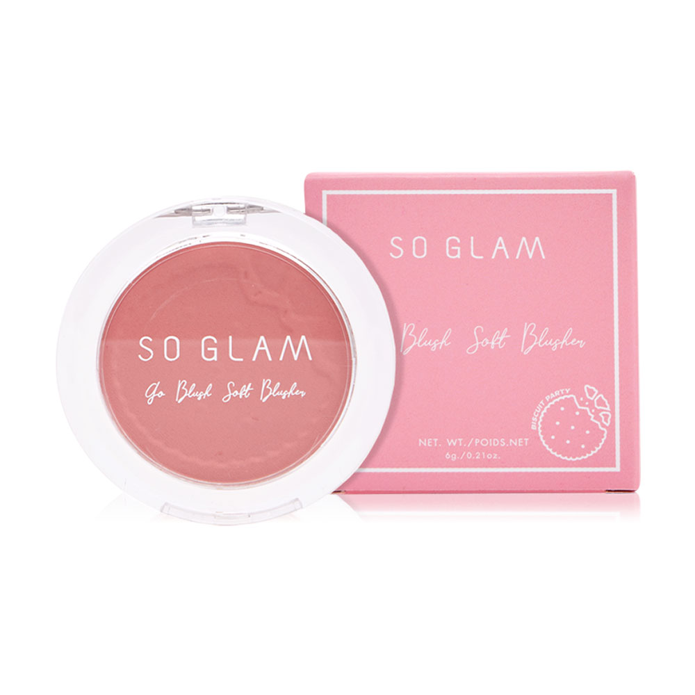 So Glam Go Blush Soft Blusher Biscuit Collection 6g #07 Bridal Shower Biscuit