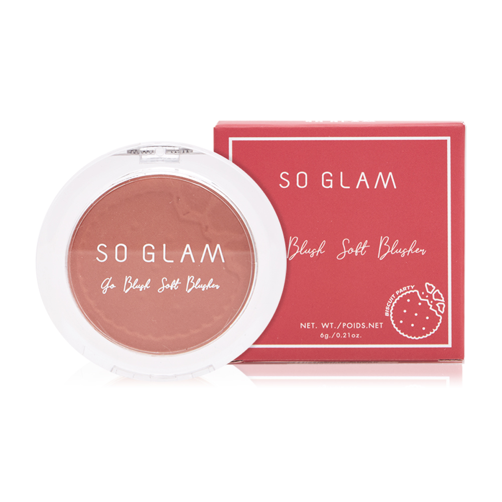 So Glam Go Blush Soft Blusher Biscuit Collection 6g #09 Almond Milk Biscuit