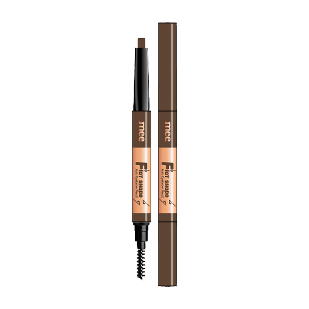 Mee Flat Shape Auto Eyebrow Pencil S2 0.16g #02 Middle Brown