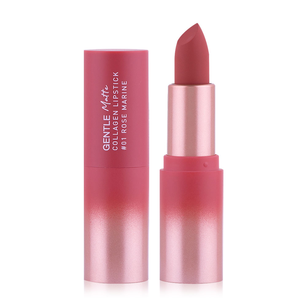 Baby Bright Gentle Matte Collagen Lipstick 3.7g #01 Rose Marine