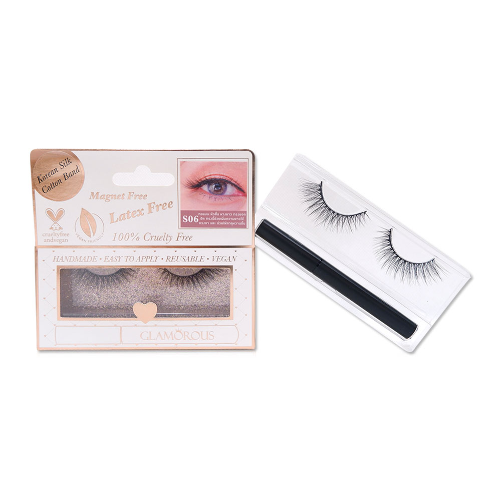 GLAMOROUS Magic Korean Silk Lashes Mini Set #S06 ( สินค้าหมดอายุ : 2025.12.01 ) 