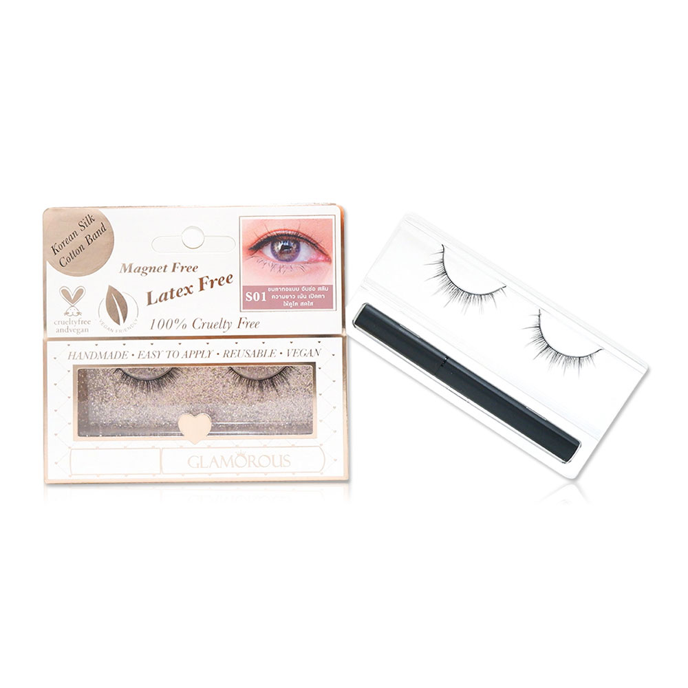 GLAMOROUS Magic Korean Silk Lashes Mini Set #S01 ( สินค้าหมดอายุ : 2025.11.01 ) 