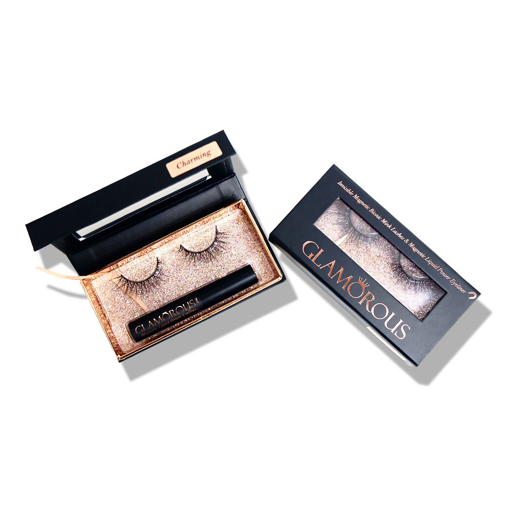 GLAMOROUS Invisible Magnetic Bionic Mink Lashes Set #Charming