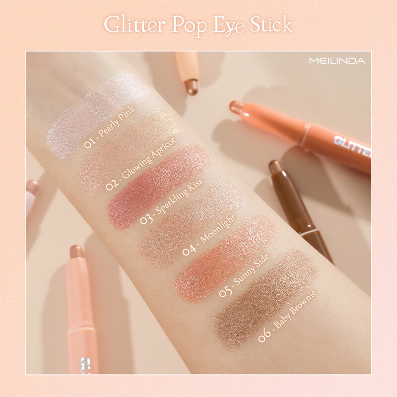 Mei Linda Glitter Pop Eye Stick 1Pc #05 Sunny Side