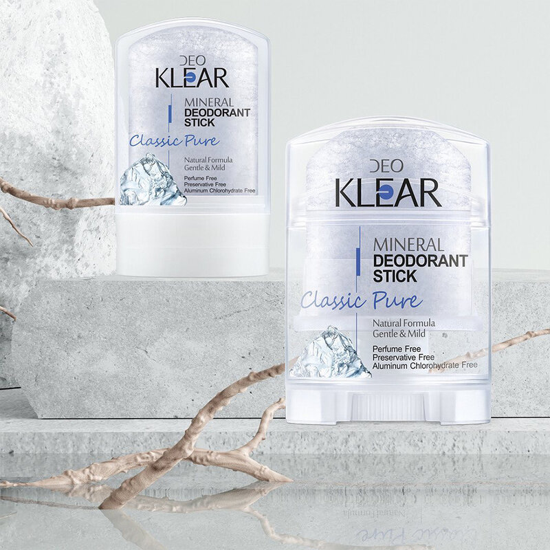 DEOKLEAR Classic Pure Mineral Deodorant Stick 60g