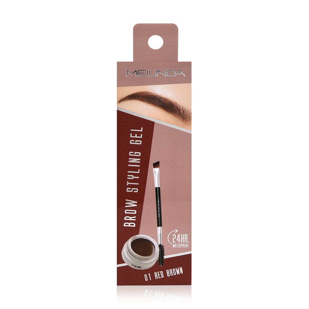 Mei Linda Brow Styling Gel 3g #01 Red Brown