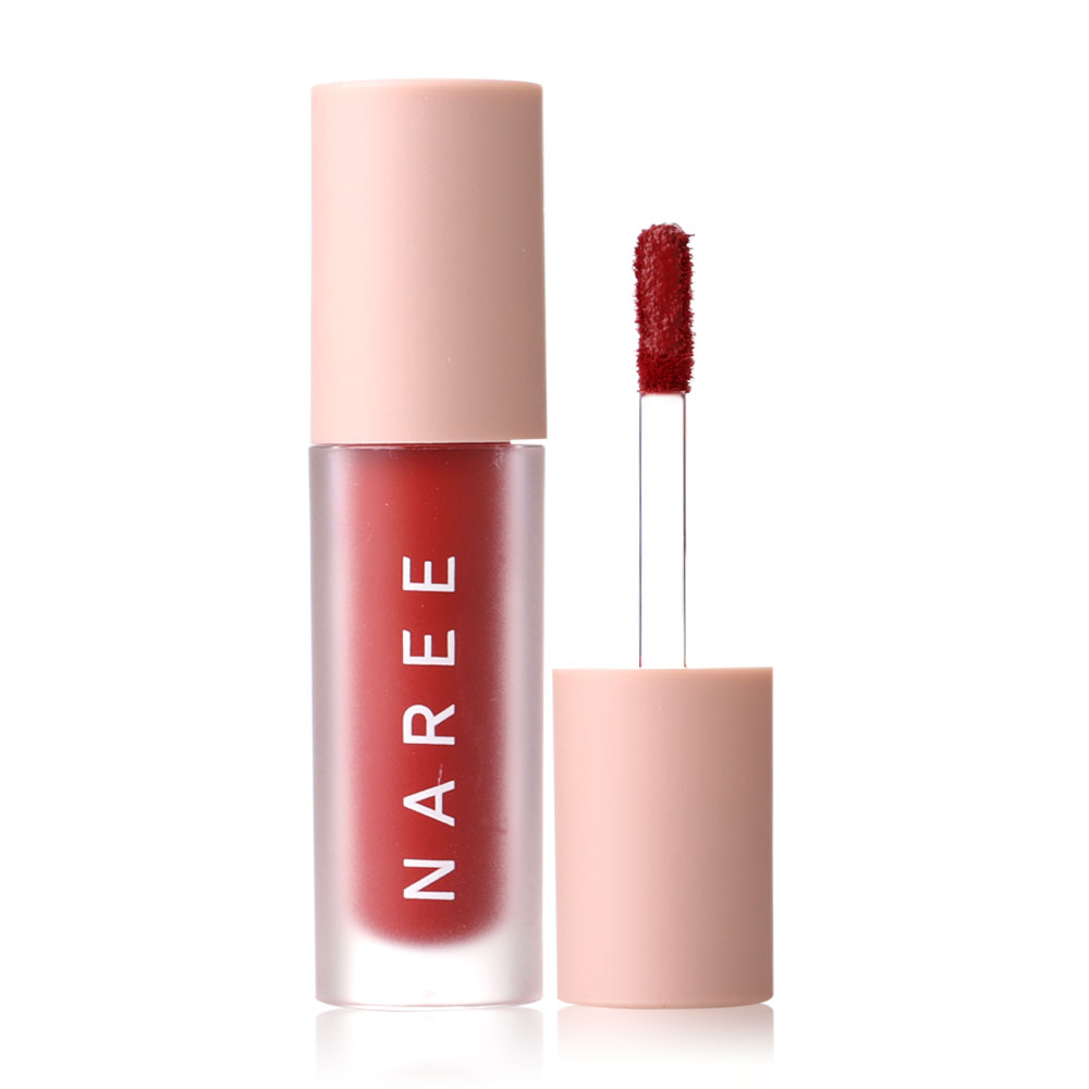 Naree Velvet Matte Creamy Lip Colors 3ml #808 Unique ( สินค้าหมดอายุ : 2026.01.10 ) 