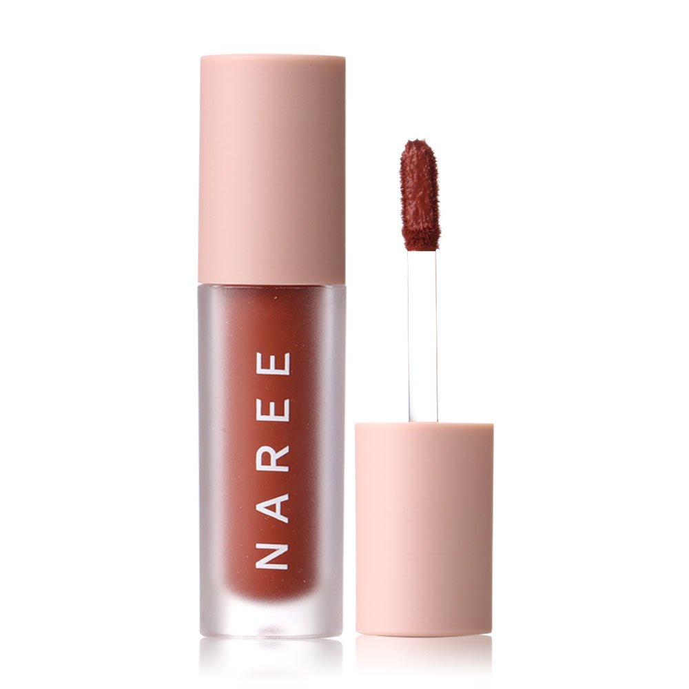 Naree Velvet Matte Creamy Lip Colors 3ml #821 Wondrous ( สินค้าหมดอายุ : 2026.01.10 ) 