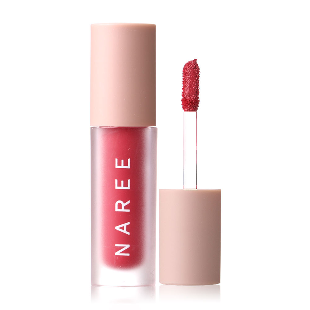 Naree Velvet Matte Creamy Lip Colors 3ml #823 Adorable ( สินค้าหมดอายุ : 2026.01.10 ) 