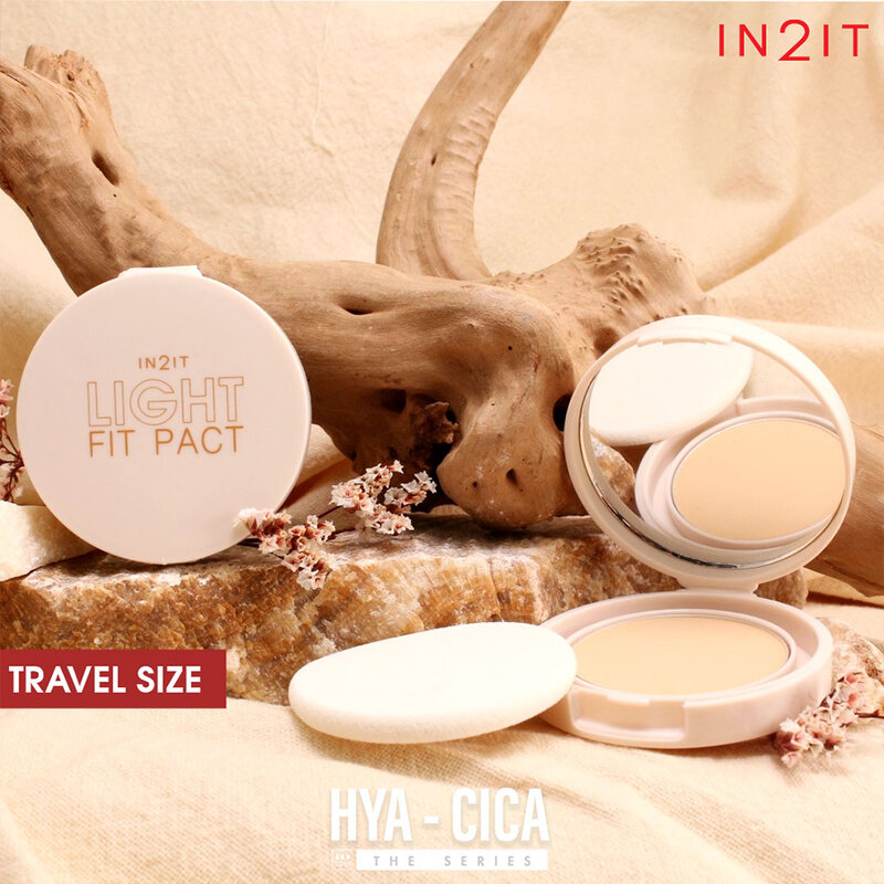 In2it Light Fit Pact 2-Way Powder SPF25 PA+++ 5g #LFP201-s soft
