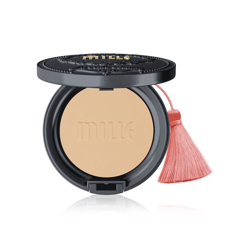 Mille Charcoal Matte Cover Pact SPF25/PA++ 11g #01 Light