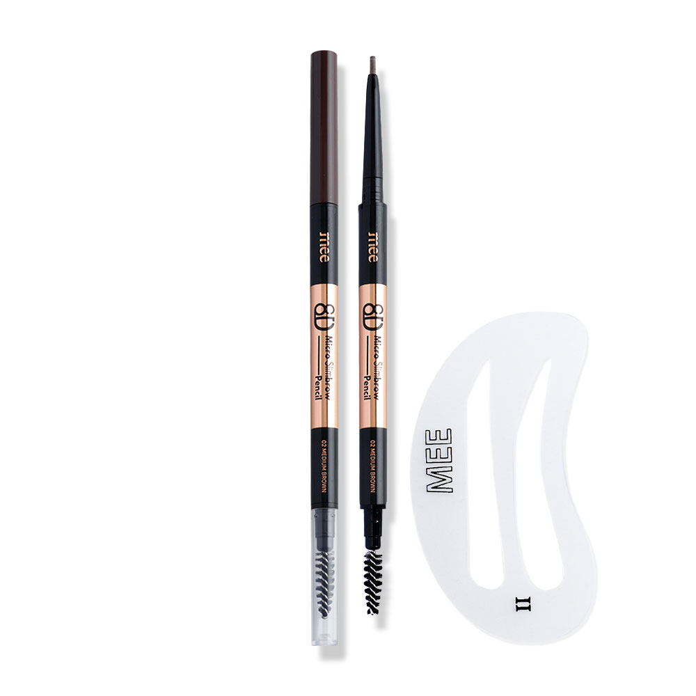Mee 8D Micro Slimbrow Pencil 0.07g #02 Medium Brown