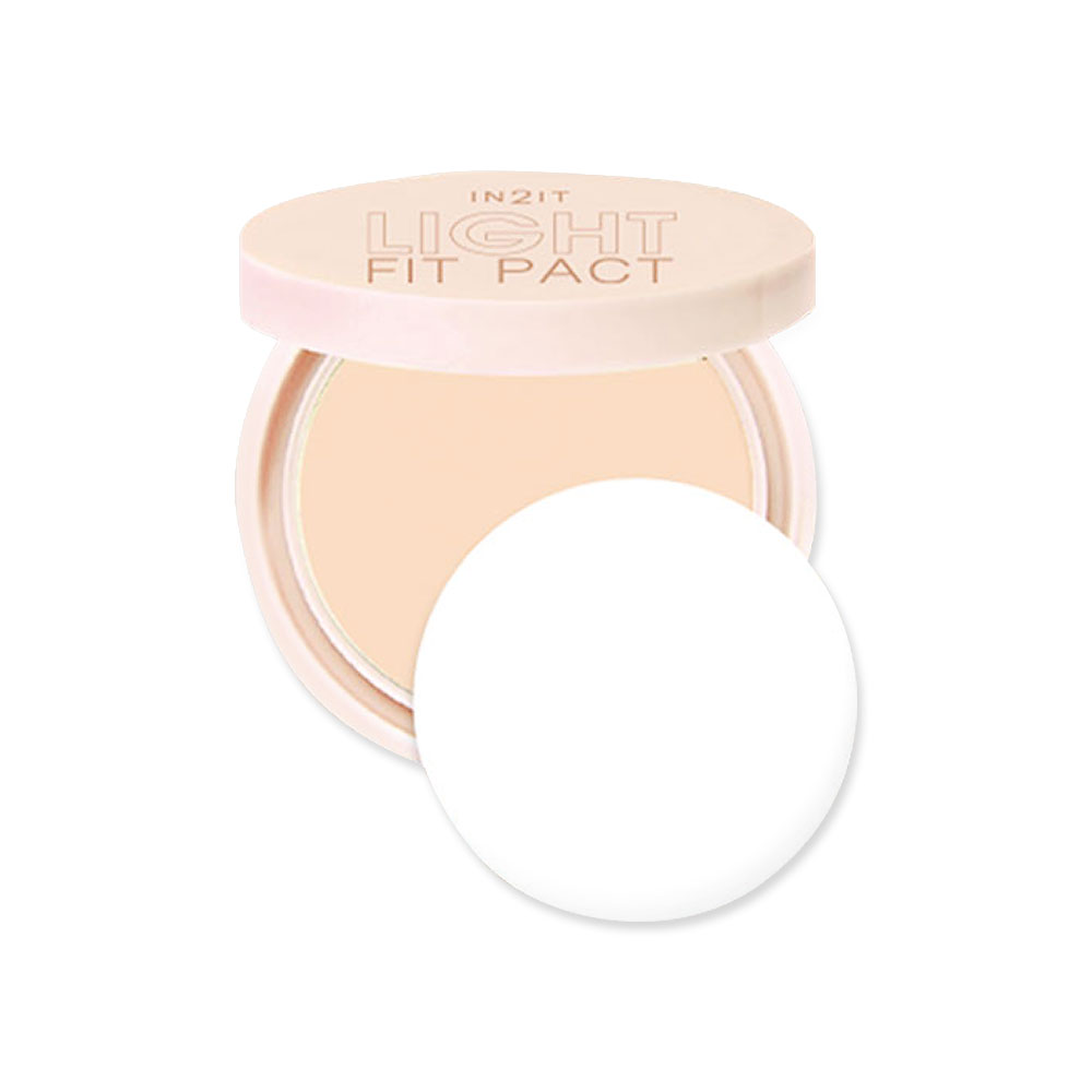 In2it Light Fit Pact 2-Way Powder SPF25 PA+++ 5g #LFP201-s soft