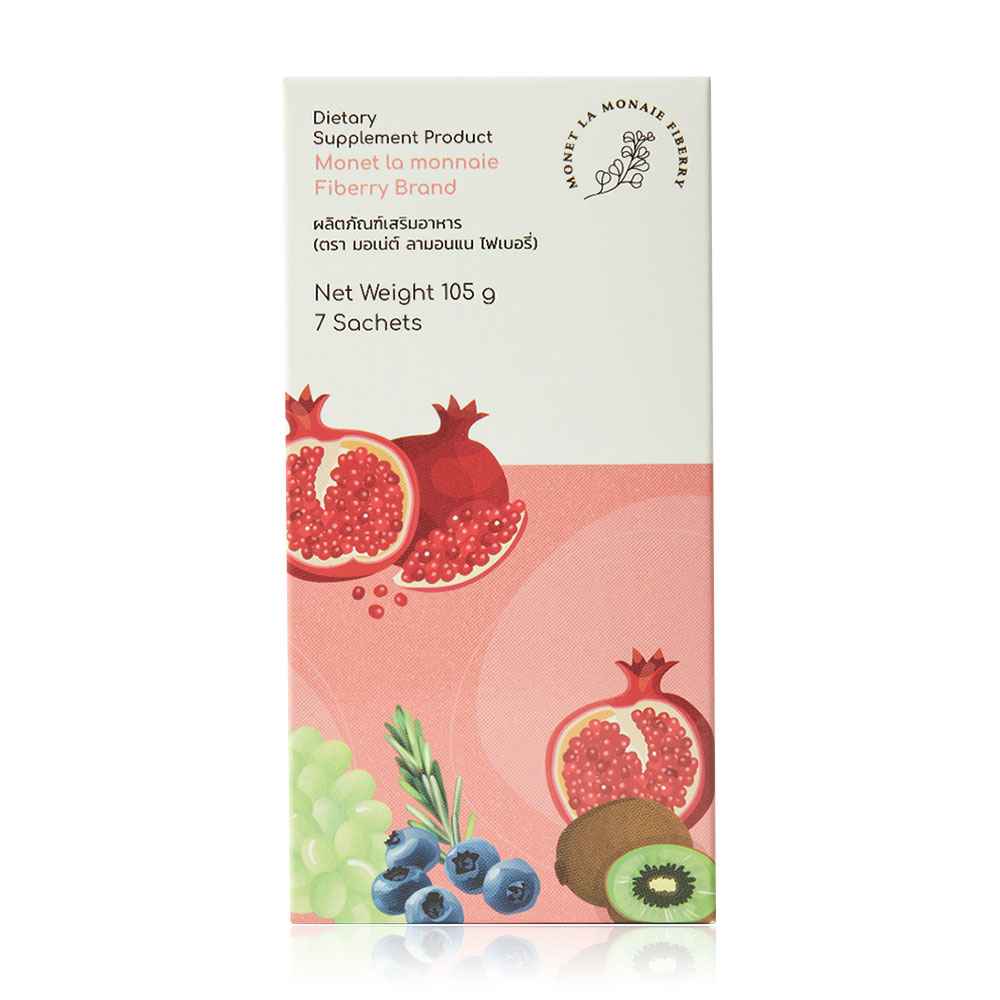 Monet La Monaie Fiberry Dietary Supplement Product [105g x 7 Sachets]