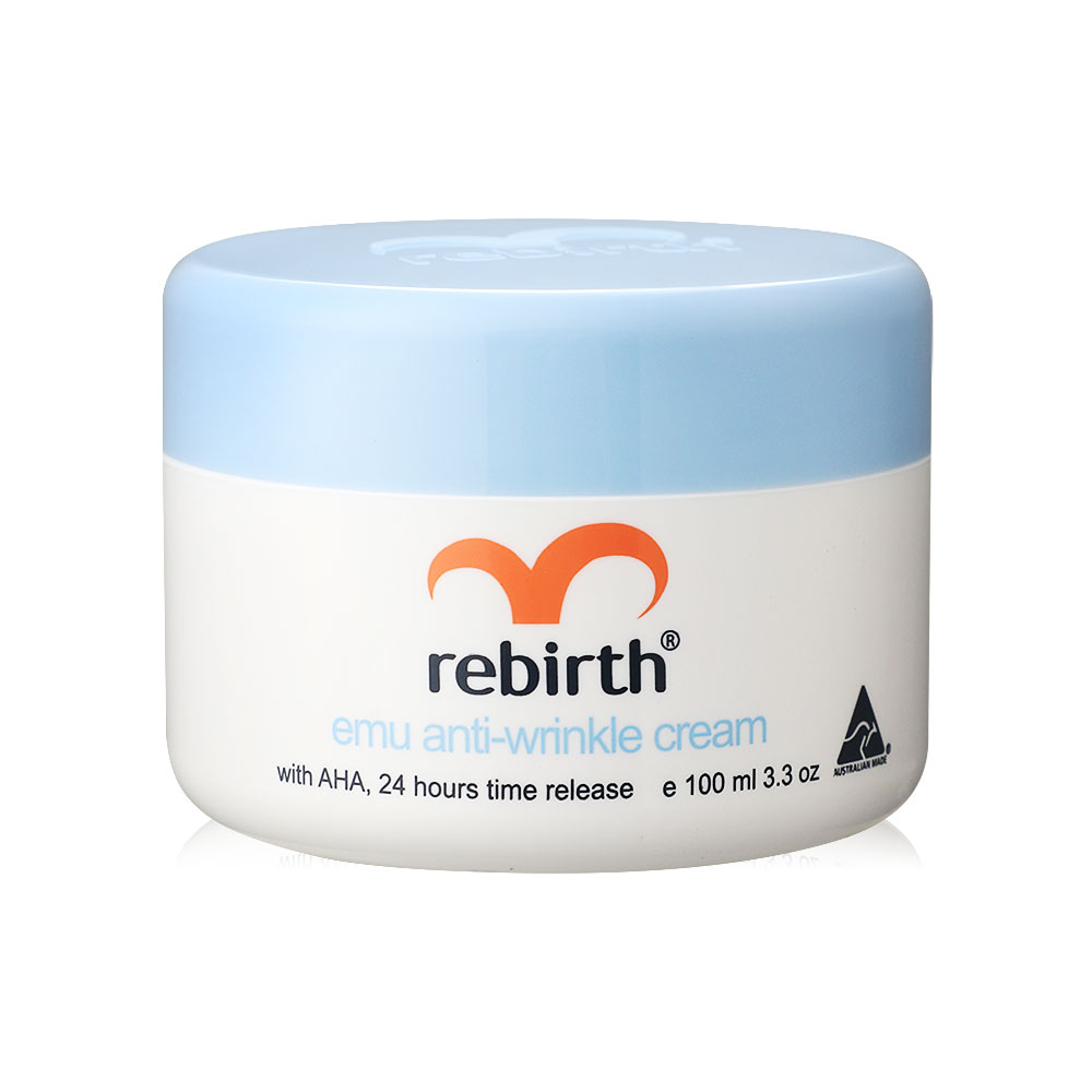 Rebirth Emu Anti-Wrinkle Cream With AHA 24 Hours Time Release 100ml