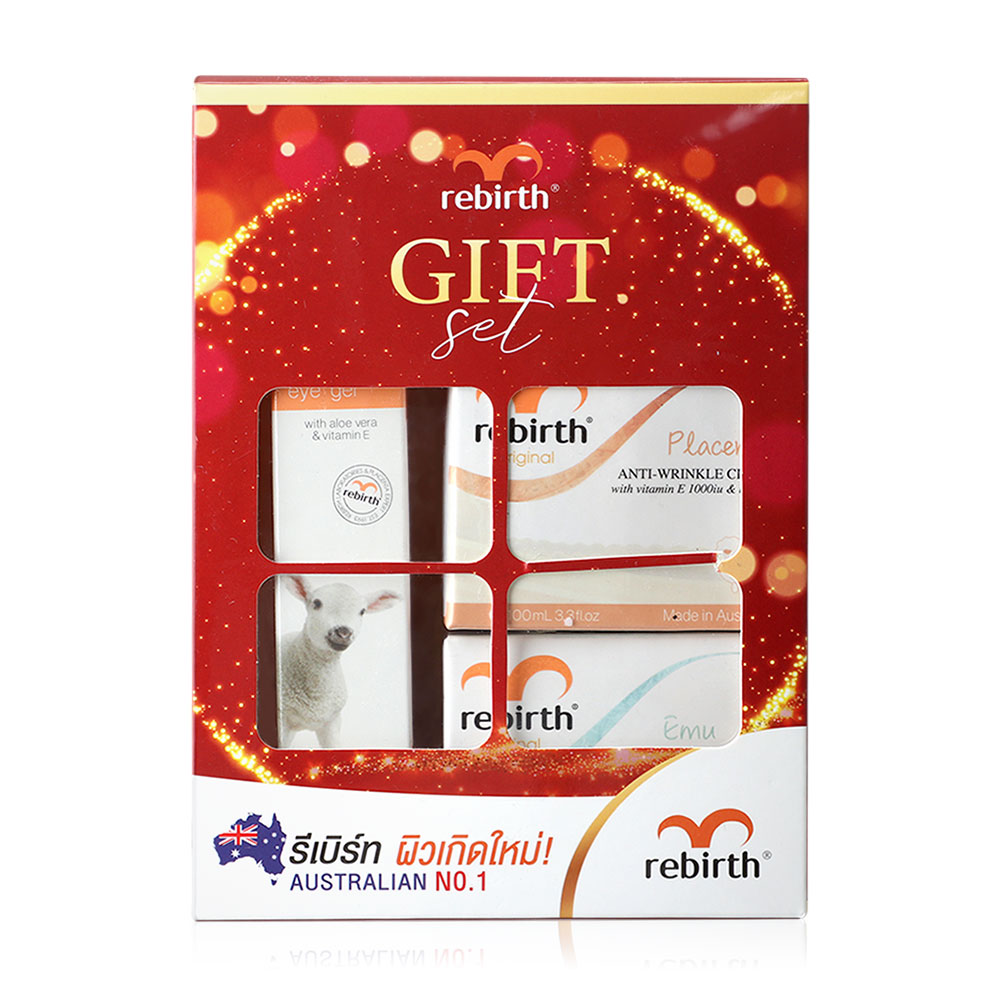 Rebirth Placenta & Emu Anti-Wrinkle Set [100ml x 2pcs] [Free! Eye Gel 30ml]