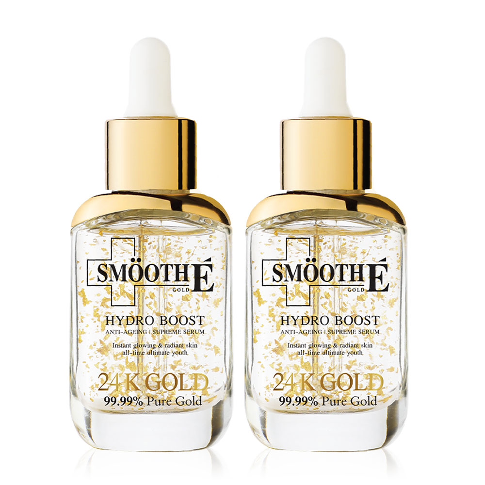 Smooth E 24K Gold Hydroboost anti-aging Supreme Serum [30ml x 2pcs]