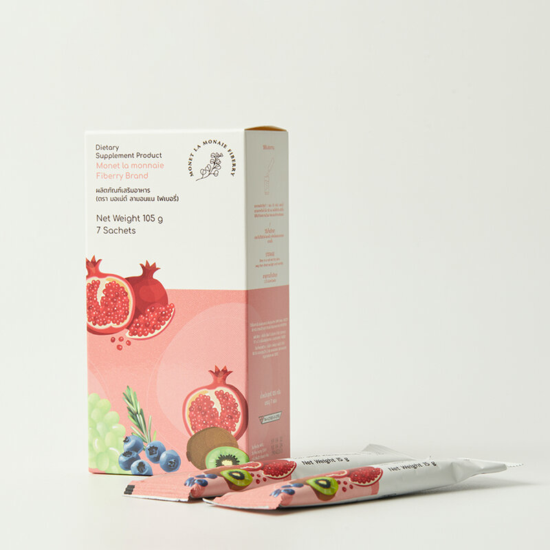 Monet La Monaie Fiberry Dietary Supplement Product [105g x 7 Sachets]