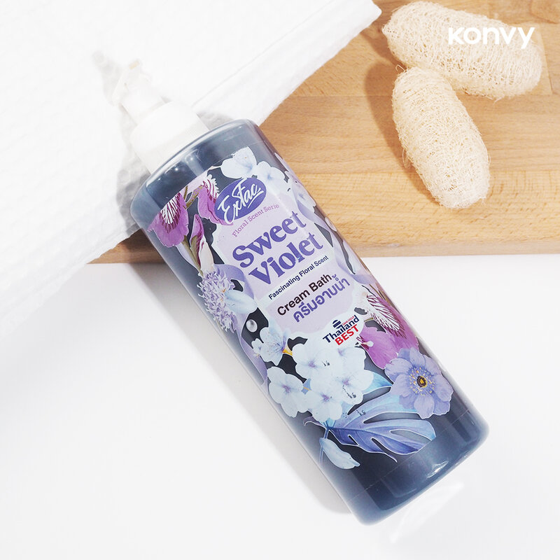 EXFAC Sweet Violet Scent Shower Cream 480ml