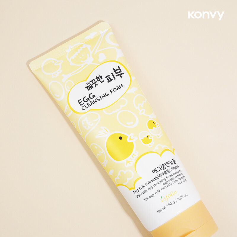 Esfolio Pure Skin Egg Cleansing Foam 150g