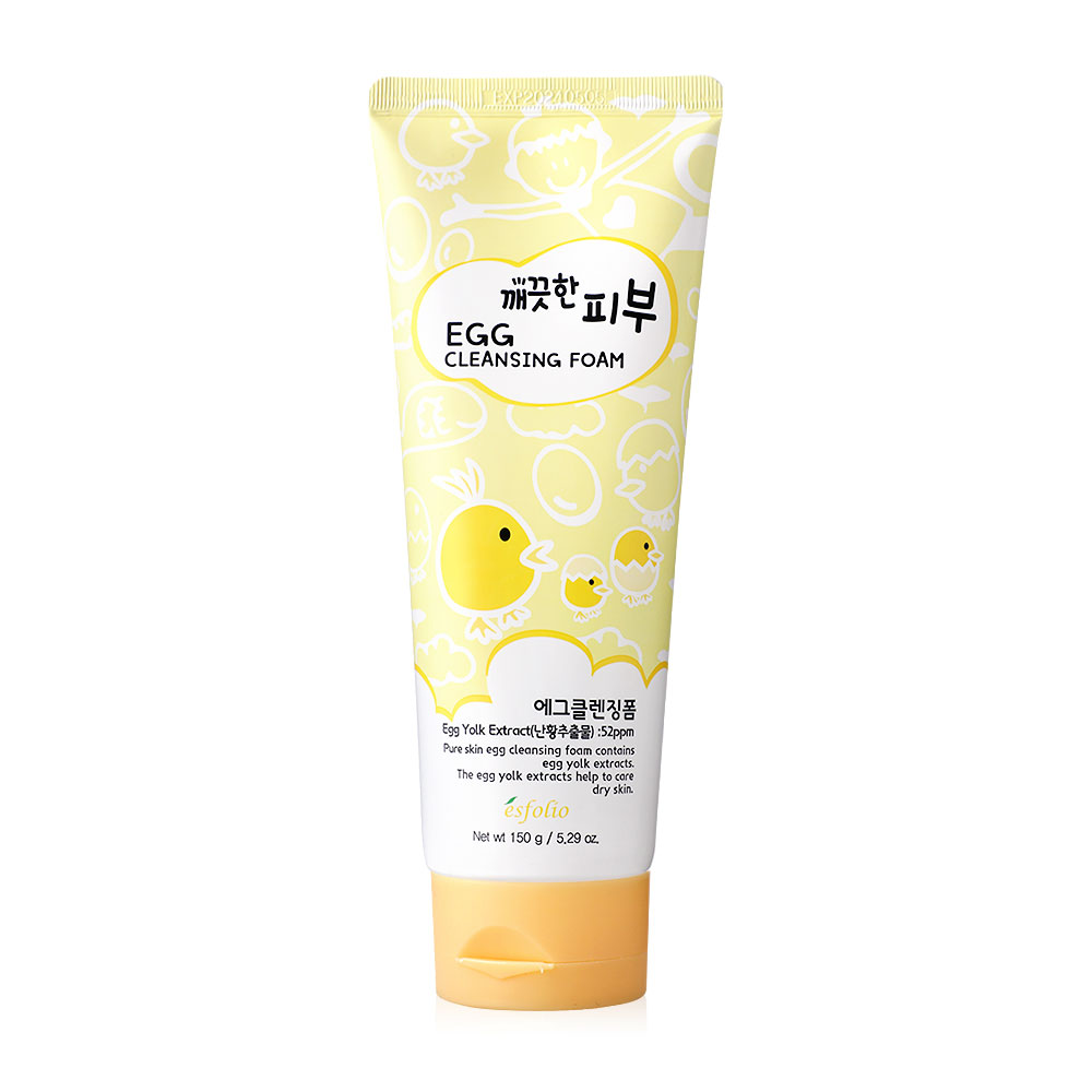 Esfolio Pure Skin Egg Cleansing Foam 150g