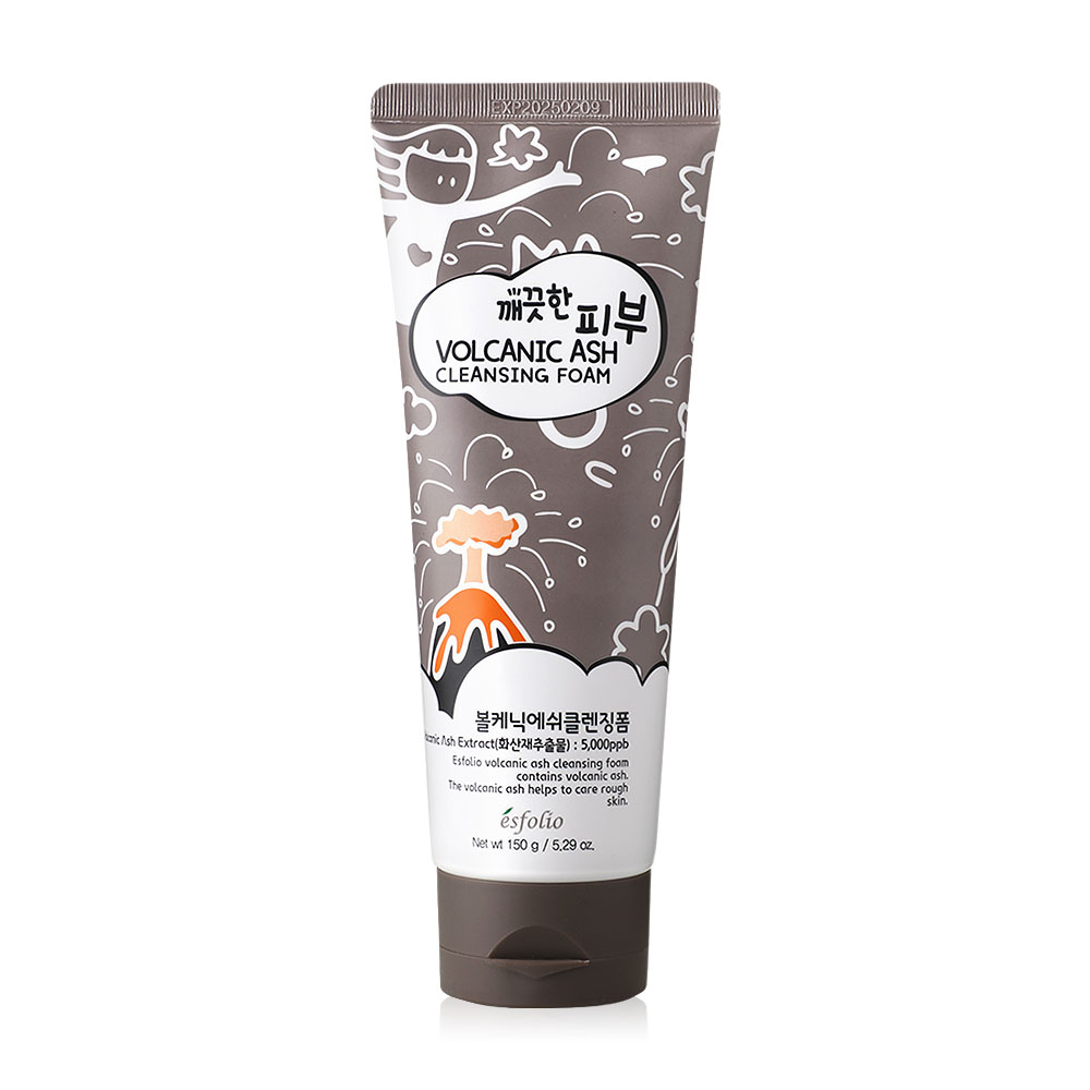 Esfolio Pure Skin Volcanic Ash Cleansing Foam 150g