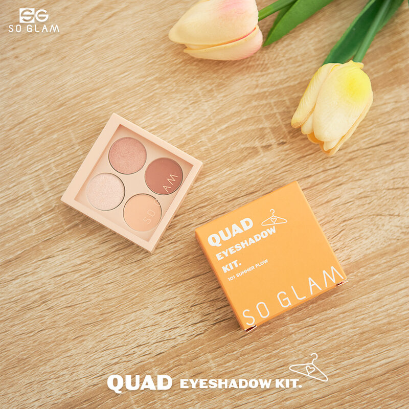 So Glam Quad Eyeshadow Kit 8g #101 Summer Flow