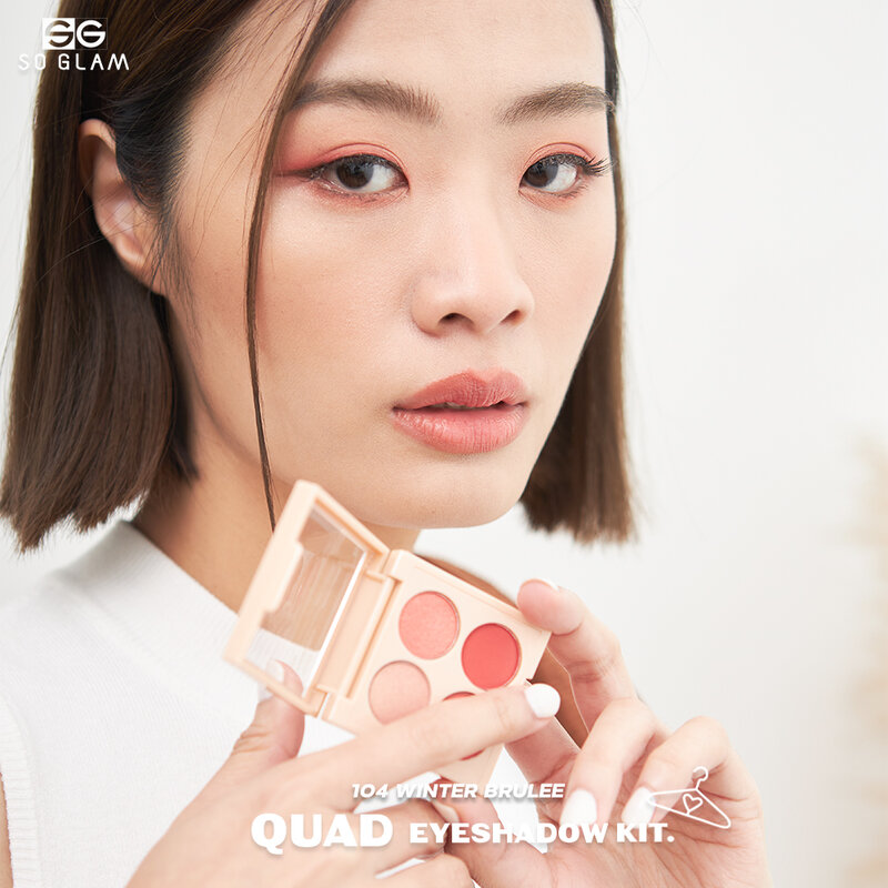 So Glam Quad Eyeshadow Kit 8g #104 Winter Brulee