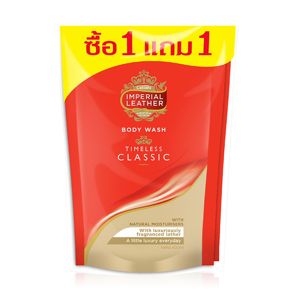 Cussons Imperial Leather Body Wash Timeless Classic Refill [400ml x 2pcs] #Red