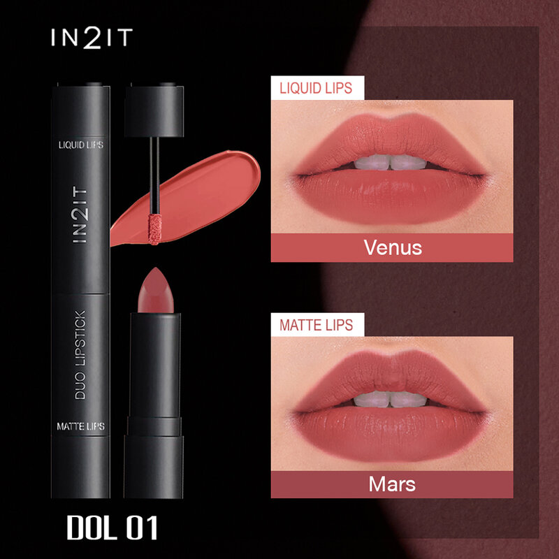 In2It Duo Lipstick 7.5g #DOL01 Venus Mars