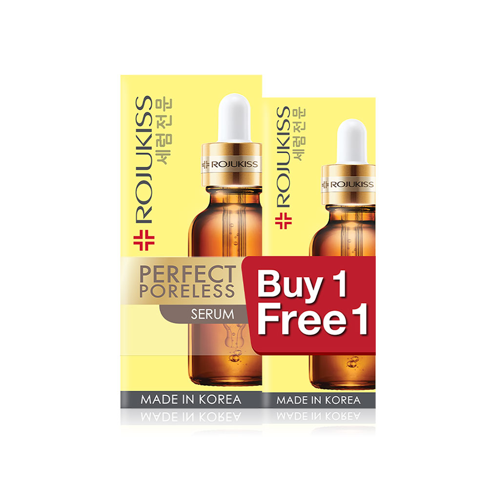 Rojukiss Set 2 Items Perfect Poreless Serum [15ml + 5ml] ( สินค้าหมดอายุ : 2025.07.26 ) 
