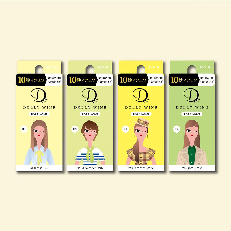 DOLLY WINK Easy Lash 1Pair #No.12 ( สินค้าหมดอายุ : 2026.03.01 ) 