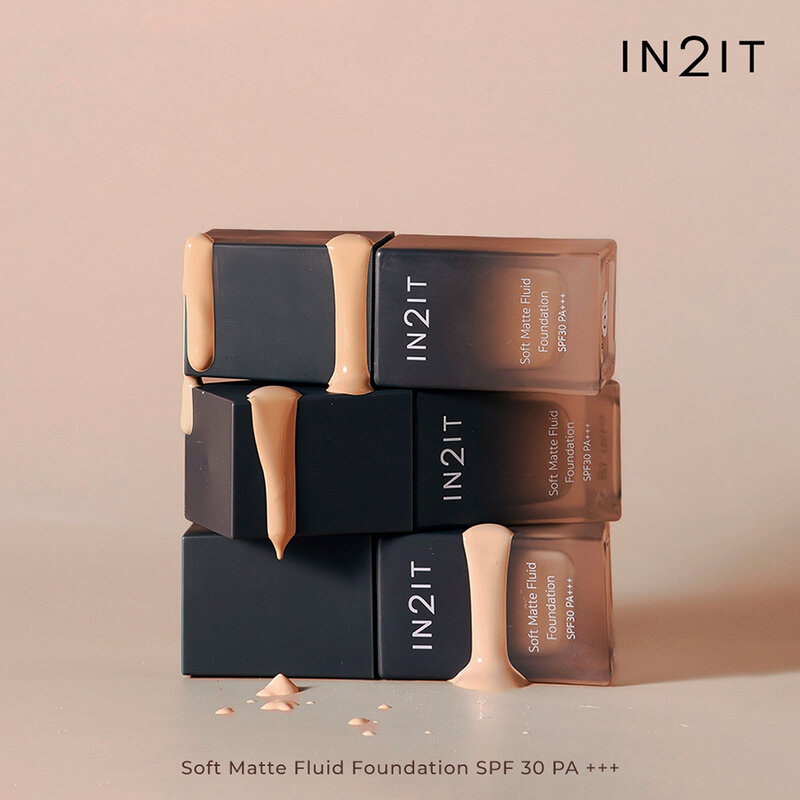In2It Soft Matte Fluid Foundation SPF30 PA+++ 20ml #SMQ301 Warm