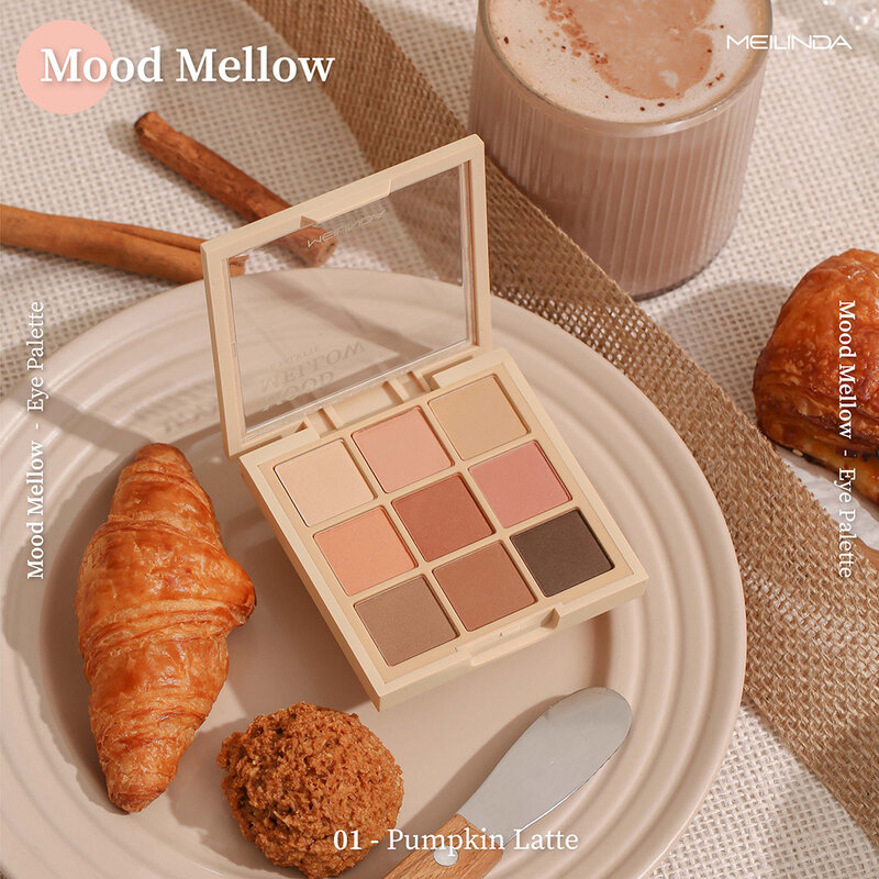 Mei Linda Mood Mellow Eye Palette #01 Pumpkin Latte