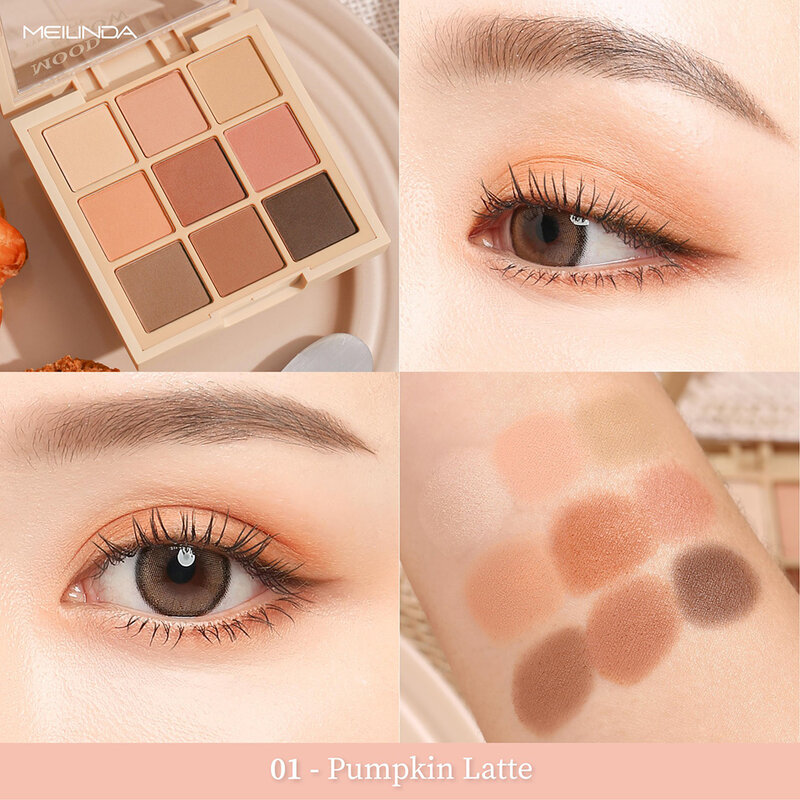 Mei Linda Mood Mellow Eye Palette #01 Pumpkin Latte