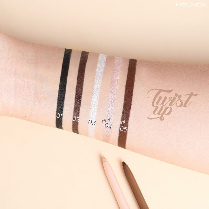 Mei Linda Twist up Eyeliner Pencil #02 Midnight Brown