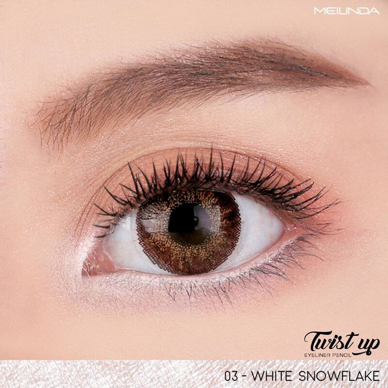 Mei Linda Twist up Eyeliner Pencil #03 White Snowflake