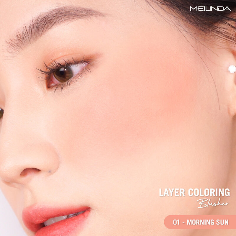 Mei Linda Layer Coloring Blusher 7g #01 Morning Sun