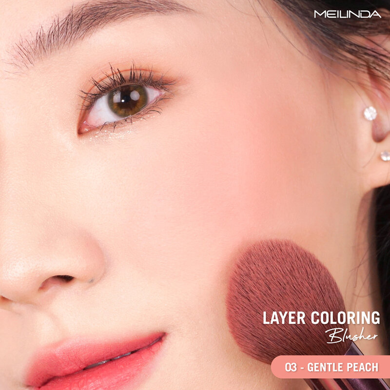 Mei Linda Layer Coloring Blusher 7g #03 Gentle Peach
