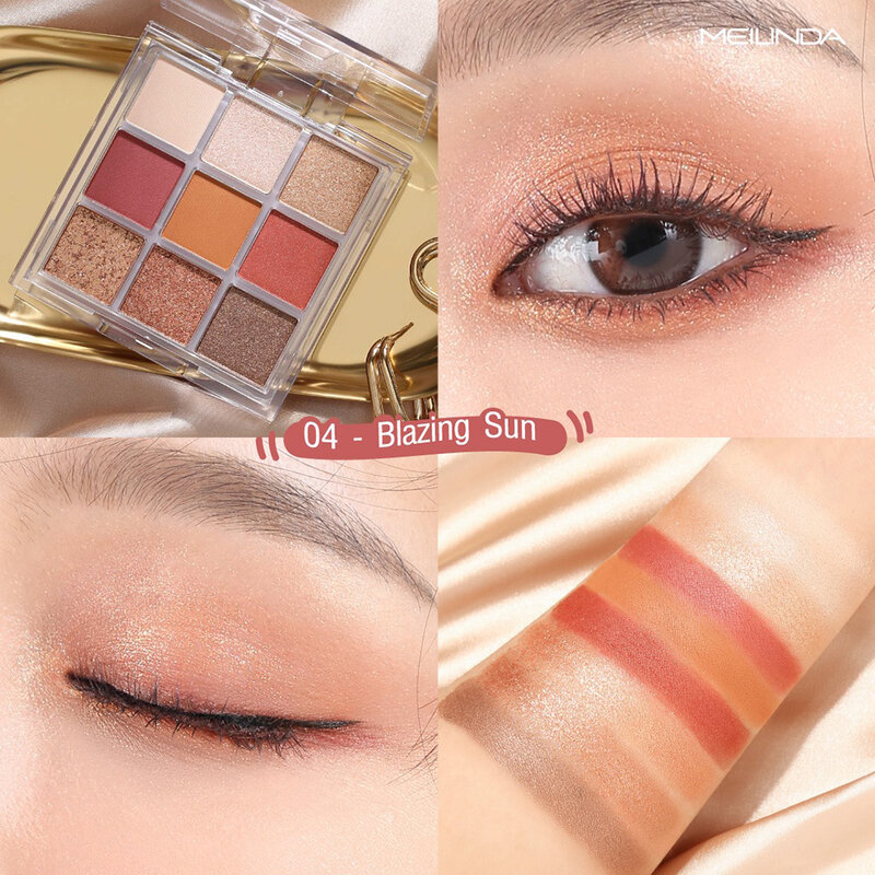 Mei Linda Glitter Shot Shadow 5.4g #04 Blazing Sun